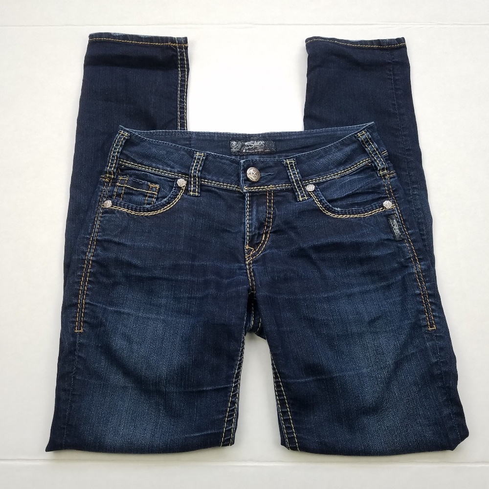 Silver Suki Low Rise Skinny Jeans
